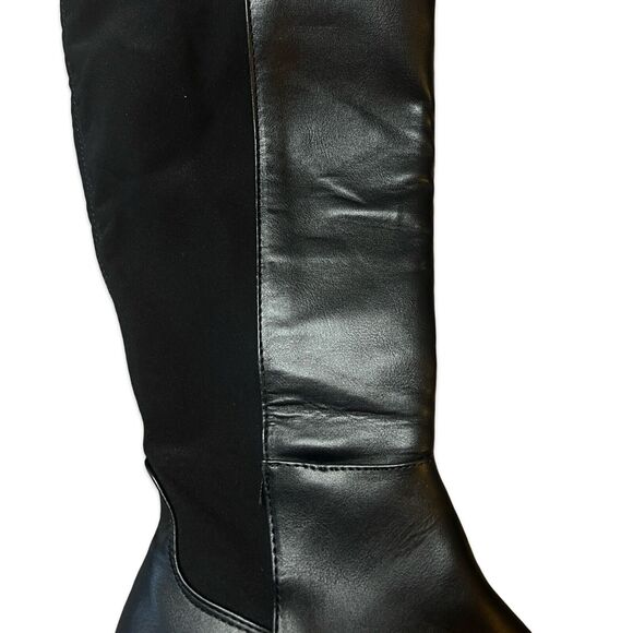 A NEW DAY Hope Wide Calf Tall Boots Black - Picture 4 of 4